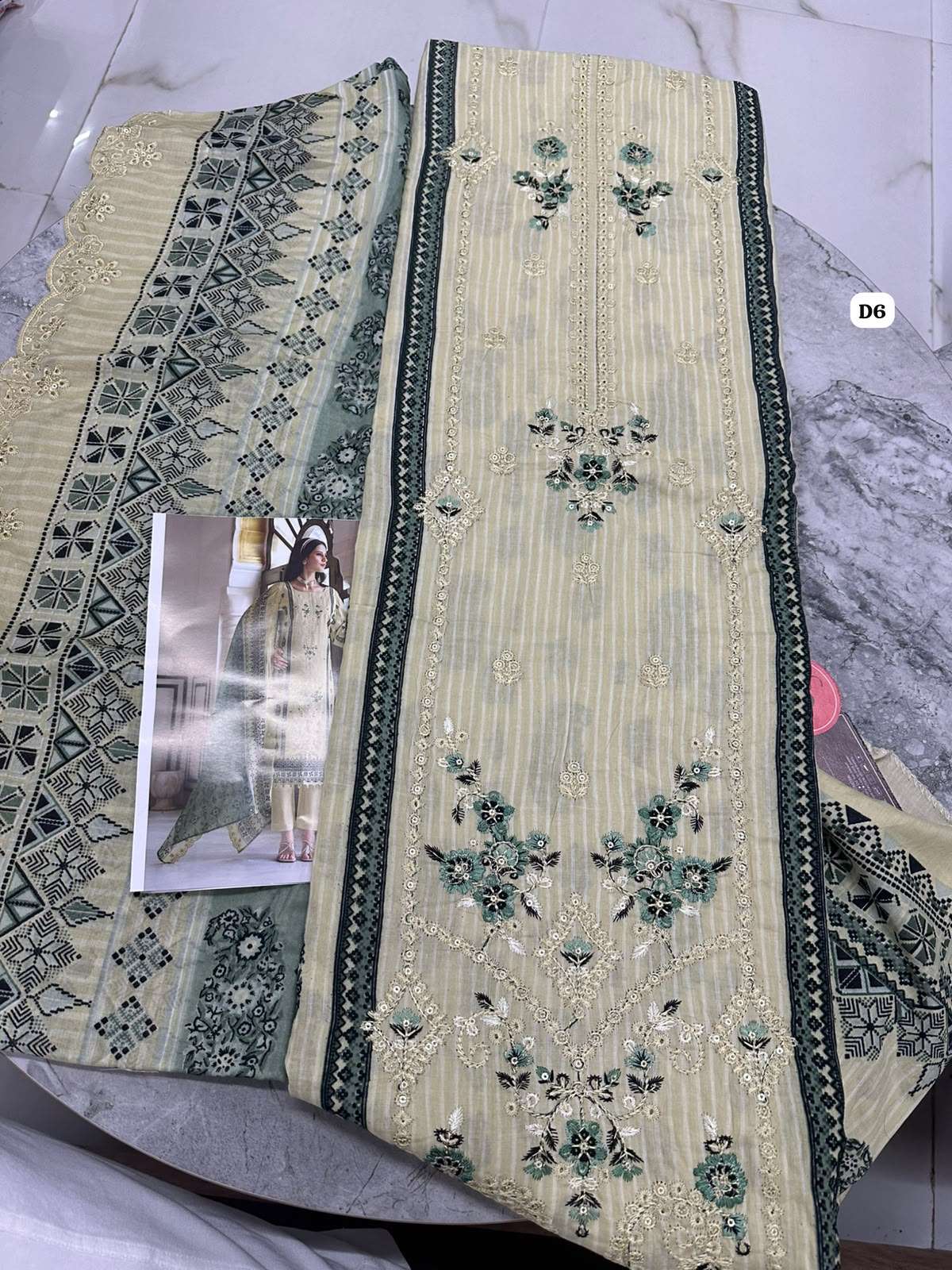 Falah Premium Cotton Colleciton Code - 50203 By Falah Designer Suits - 06