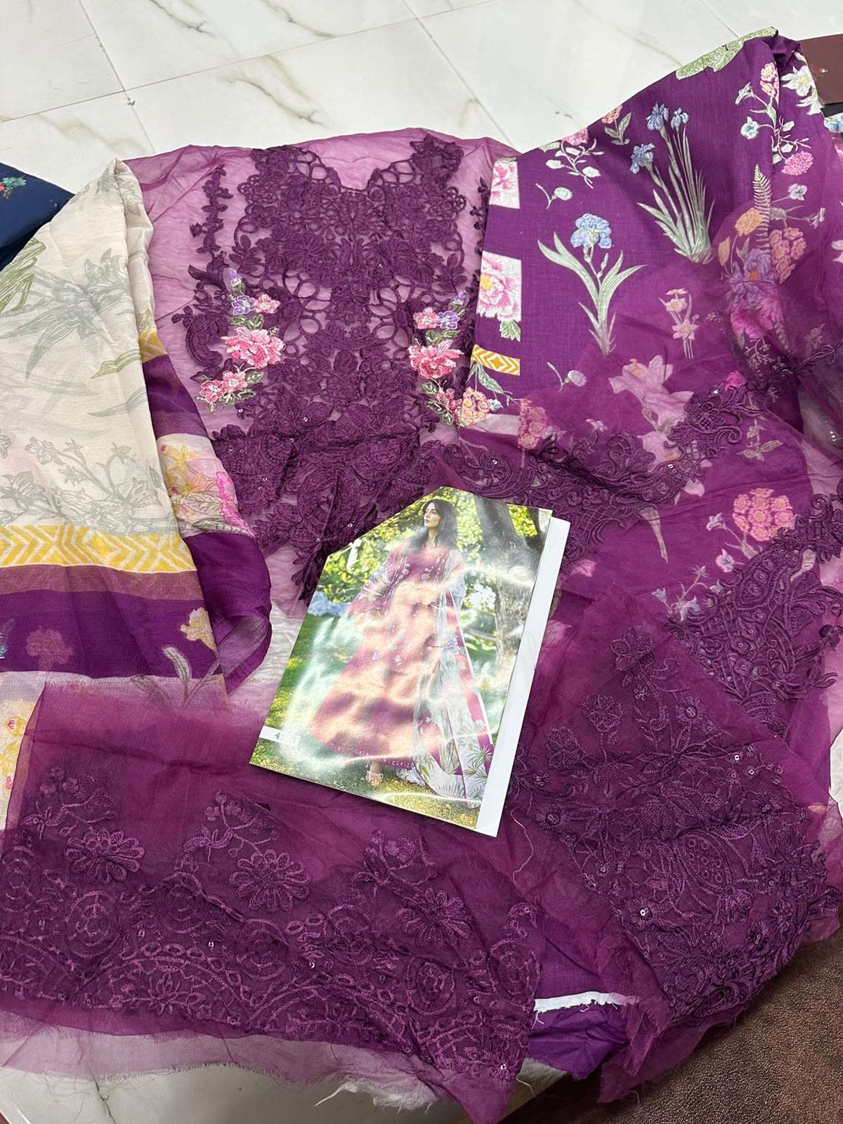 Falah Premium Cotton Collection Code - 50205 by Falah Designer Suits - 01 - 09 A