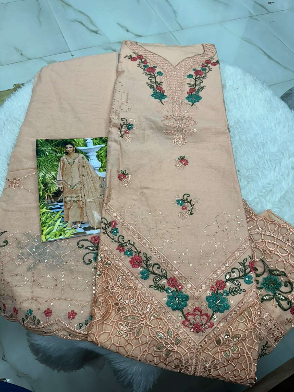 Falah Premium Cotton Collection Code - 50206 by Falah Designer Suits - 01 - 04
