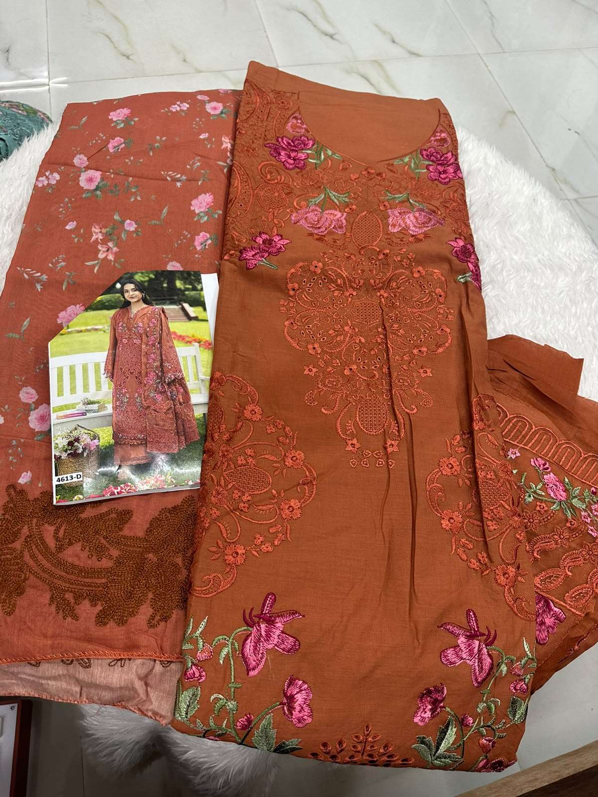 Falah Premium Cotton Collection Code - 50208 by Falah Designer Suits - 01