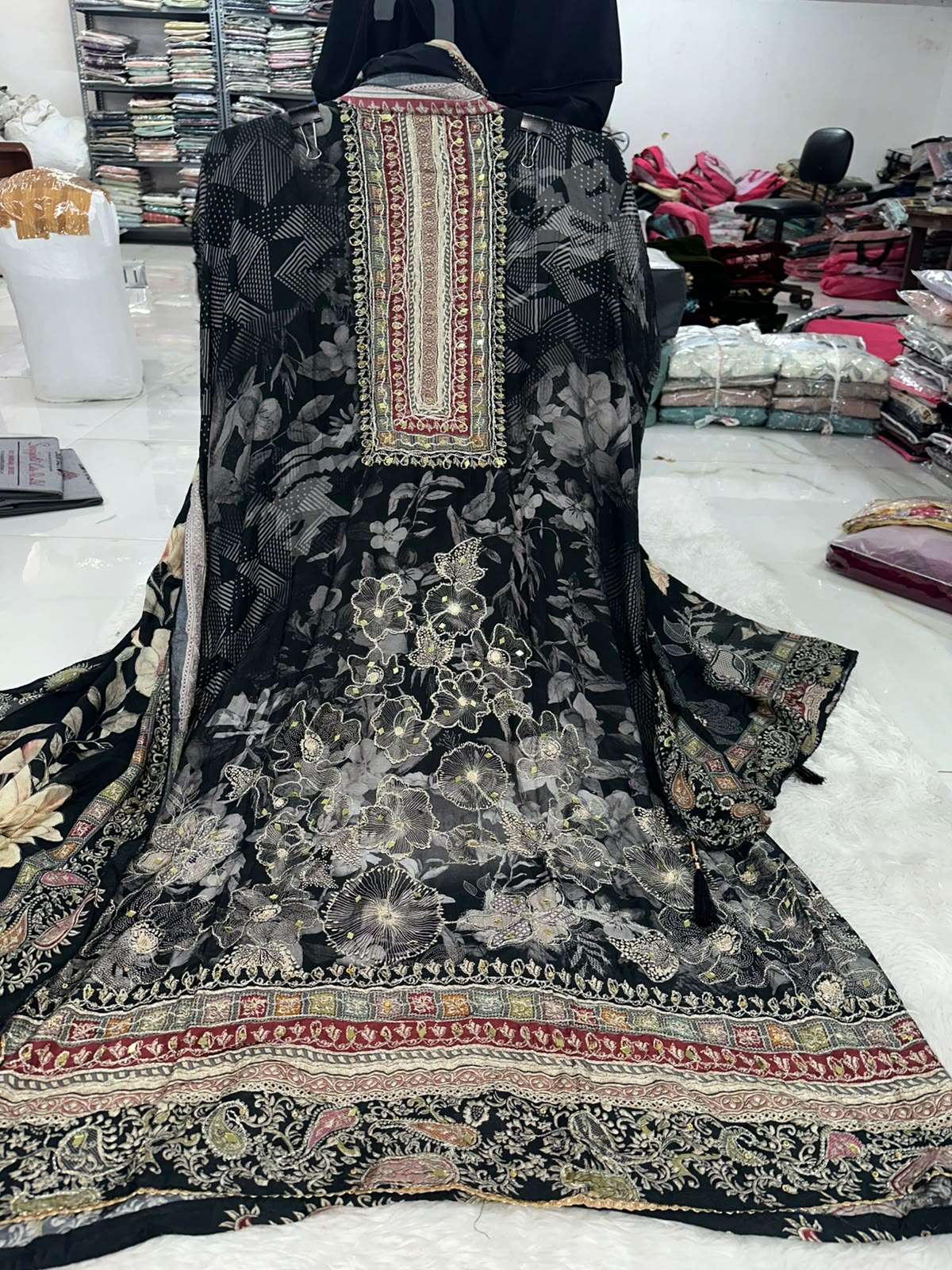 Falah Premium Maslin Collection Code - 50223 by Falah Designer Suits - 01 - 08