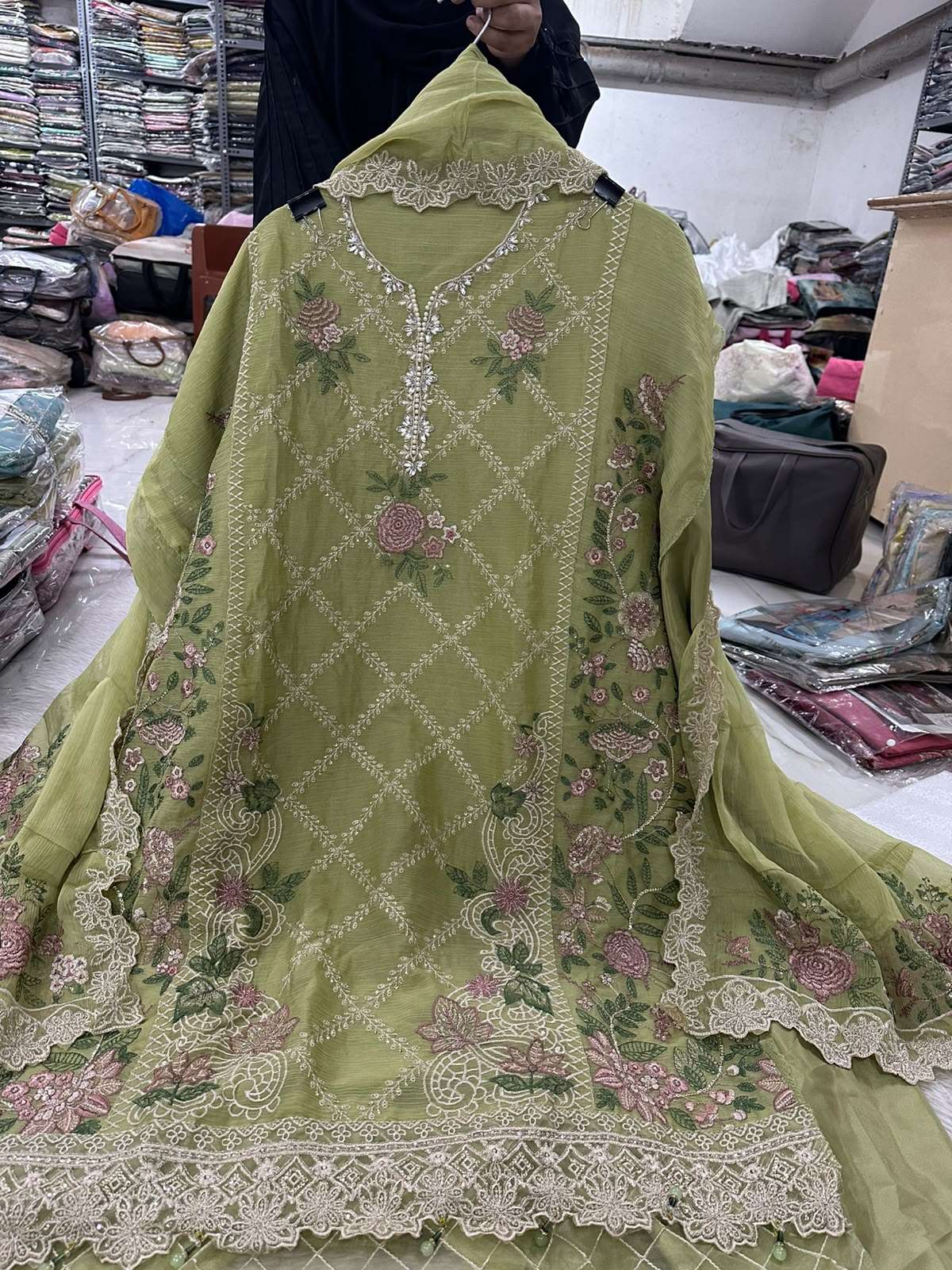 Falah Premium Party Wear Collection Code - 50193 By Falah Designer Suits - 01 - 04