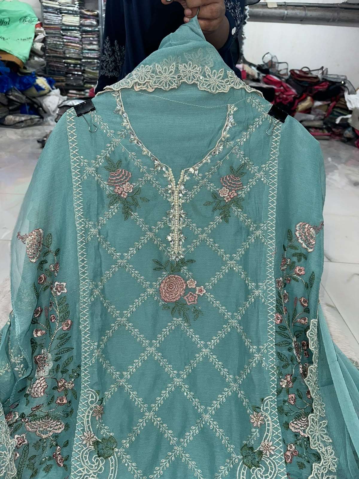 Falah Premium Party Wear Collection Code - 50193 By Falah Designer Suits - 06