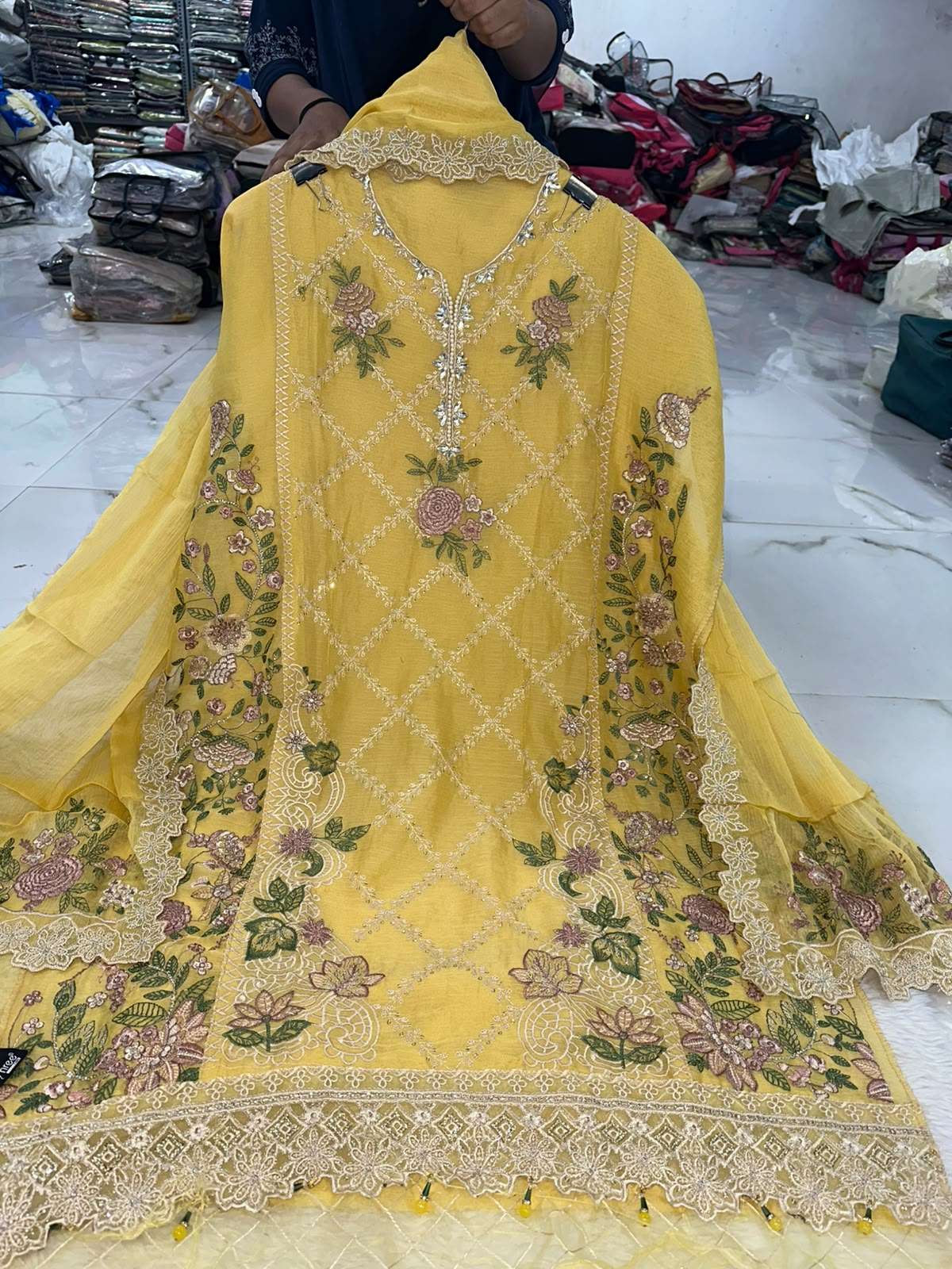 Falah Premium Party Wear Collection Code - 50193 By Falah Designer Suits - 07