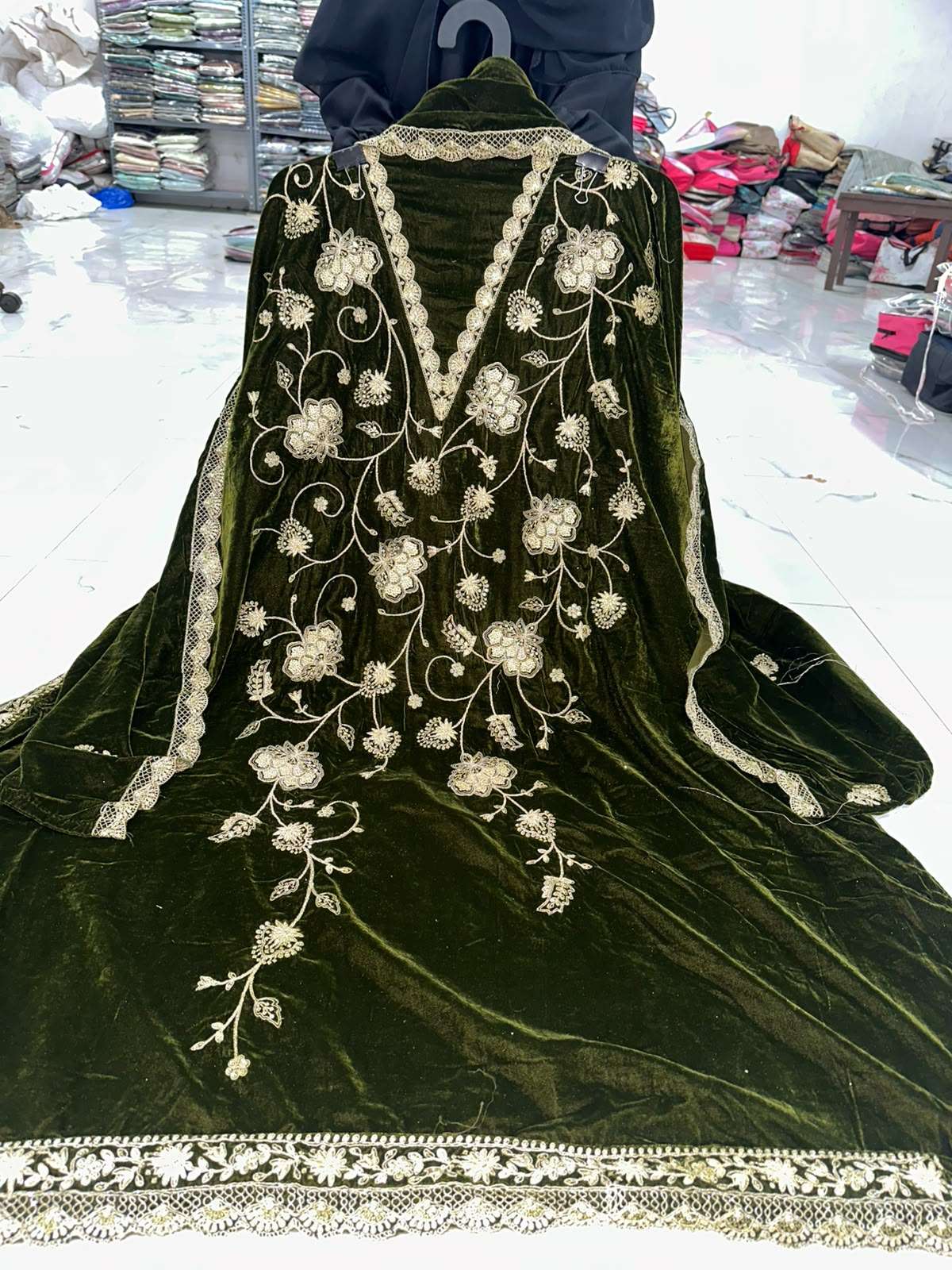 Falah Premium Velvet Collection Code NOP395 By Falah Designer Suits - 04