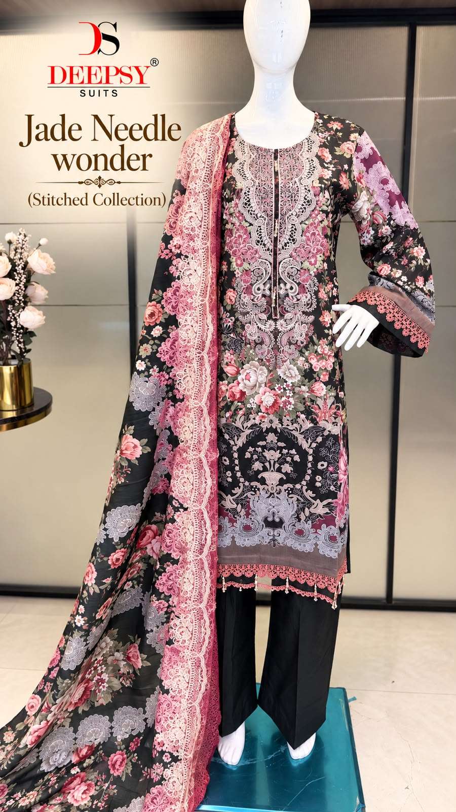 JADE NEEDLE WONDER STITCHED COLLECTION BY DEEPSY SUITS - 05