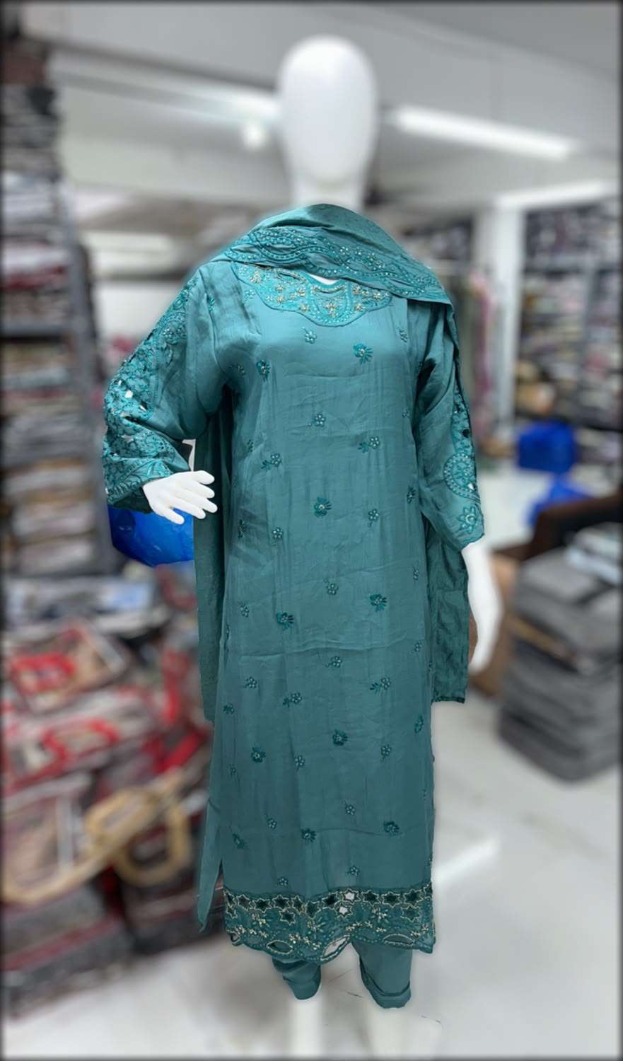 Kaftan Premium Collection - A Delicate Bloom of Elegance Code -: RTW07-10 by RTW-01