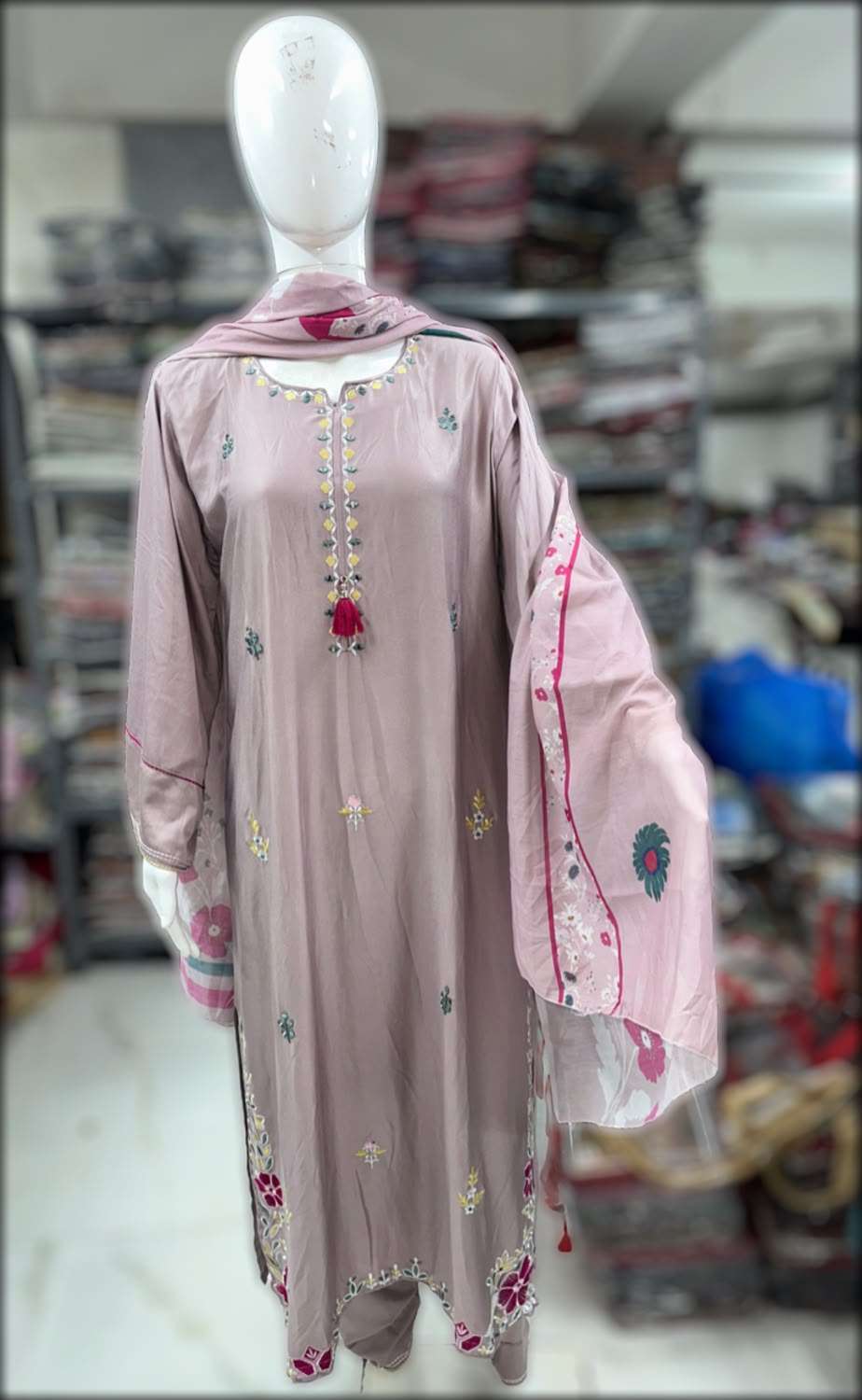 Kaftan Premium Collection - A Delicate Bloom of Elegance Code -: RTW07-10 by RTW-02