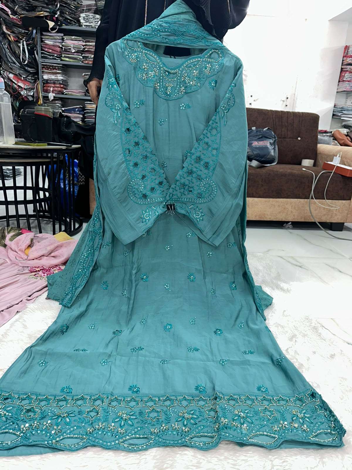 Kaftan Premium Collection - A Delicate Bloom of Elegance Code -: RTW07-10 by RTW-05