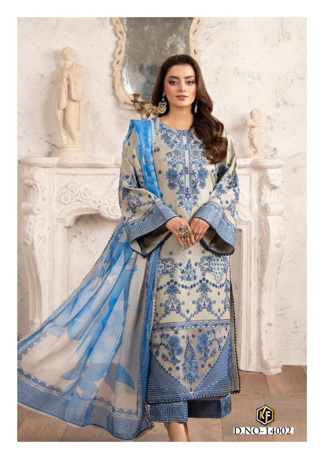 KANEEZ HEAVY COTTON LUXURY COLLECTION VOL- 14 BY KEVAL FAB - 02