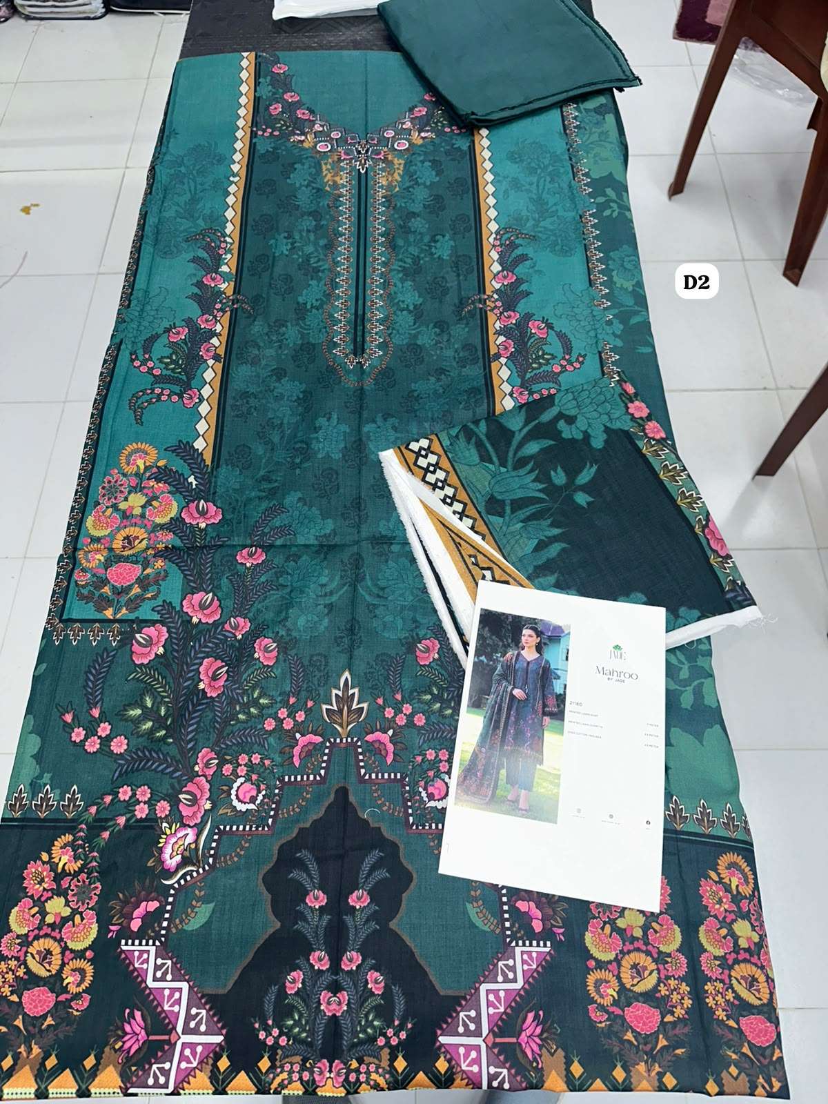 MAHROO PRINTED LAWN COLLECTION OPEN PICS BY JADE - 04