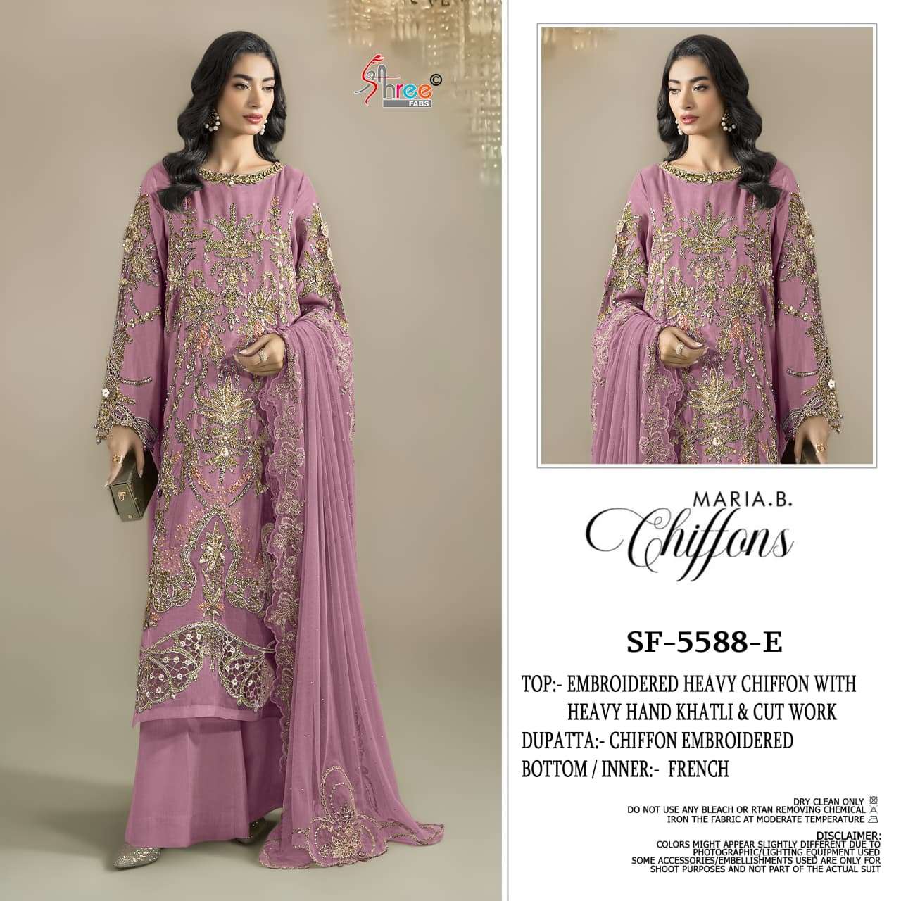 MARIA B CHIFFONS D NO. SF - 5588 BY SHREE FABS - 01