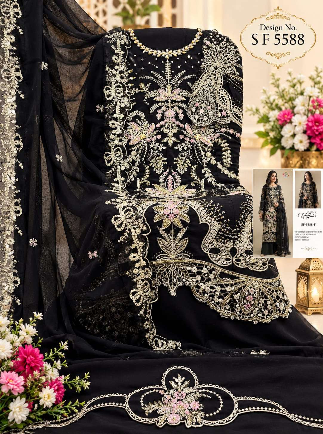MARIA B CHIFFONS D NO. SF - 5588 BY SHREE FABS - 04