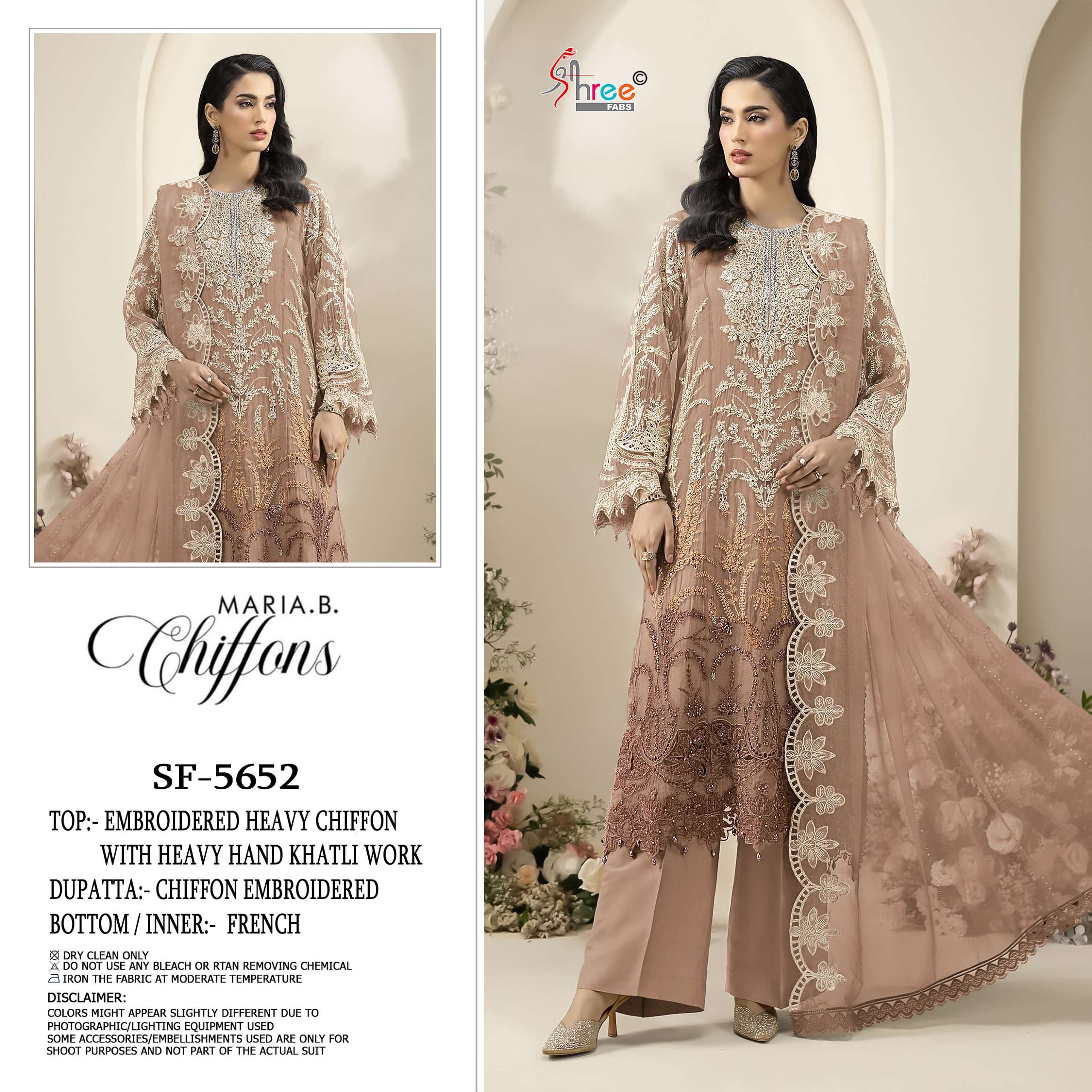 MARIA B CHIFFONS D NO. SF - 5652 BY SHREE FABS - 01