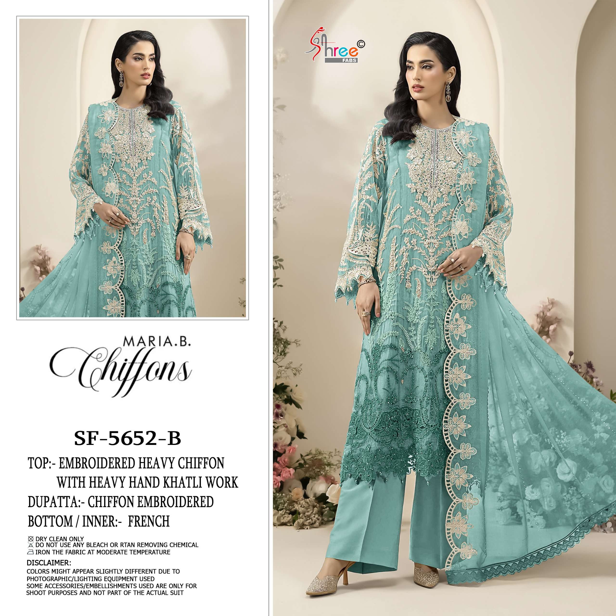 MARIA B CHIFFONS D NO. SF - 5652 BY SHREE FABS - 02