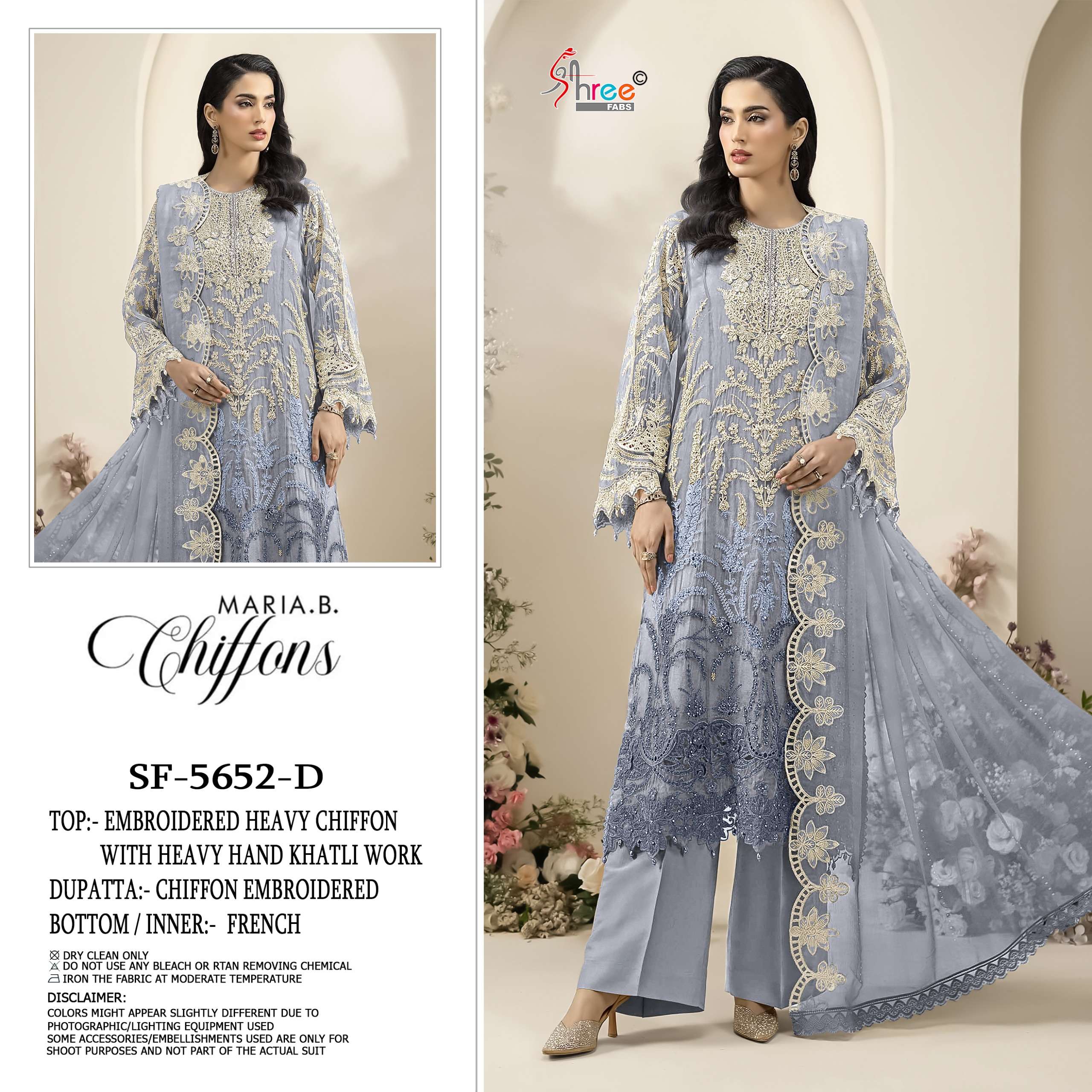 MARIA B CHIFFONS D NO. SF - 5652 BY SHREE FABS - 04