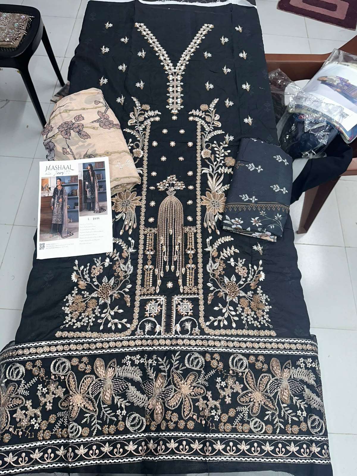 MASHAAL LUXURY LAWN VOL 16 by RAMSHA-08