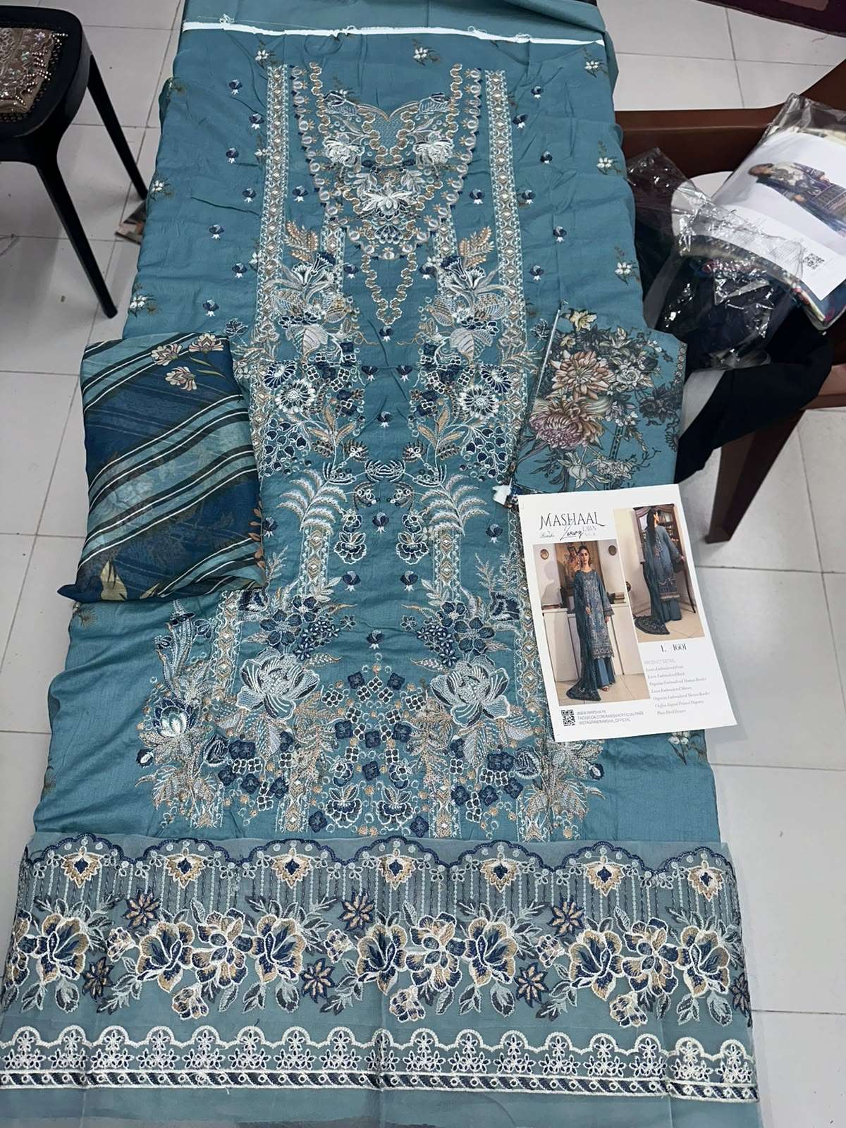 MASHAAL LUXURY LAWN VOL 16 by RAMSHA-09