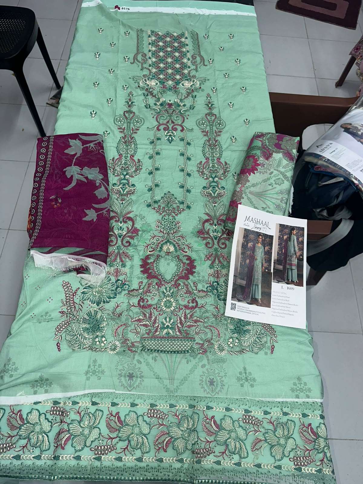 MASHAAL LUXURY LAWN VOL 16 by RAMSHA-11