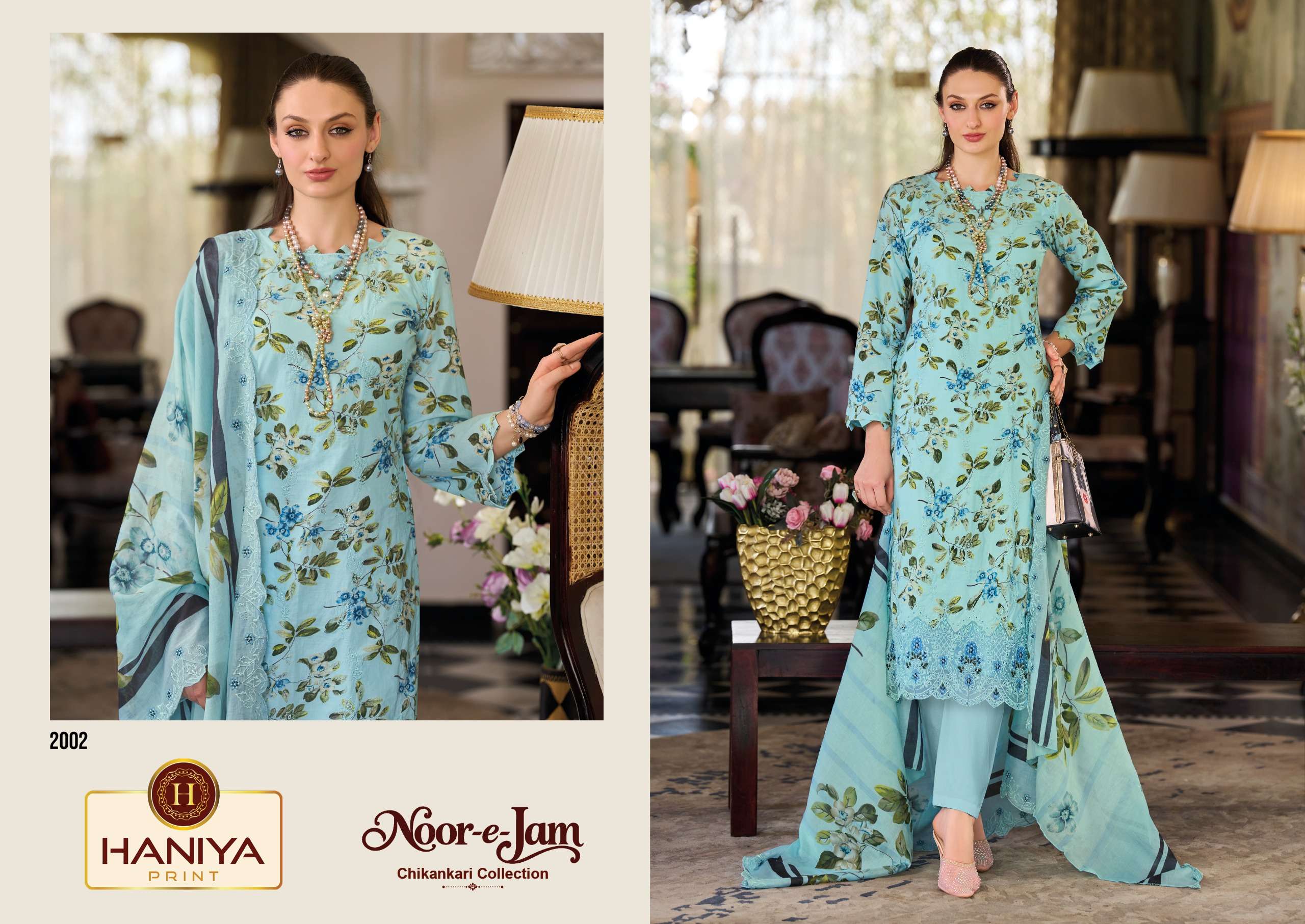 NOOR-E-ZAM CHIKANKARI COLLECTION HANIYA PRINT-01
