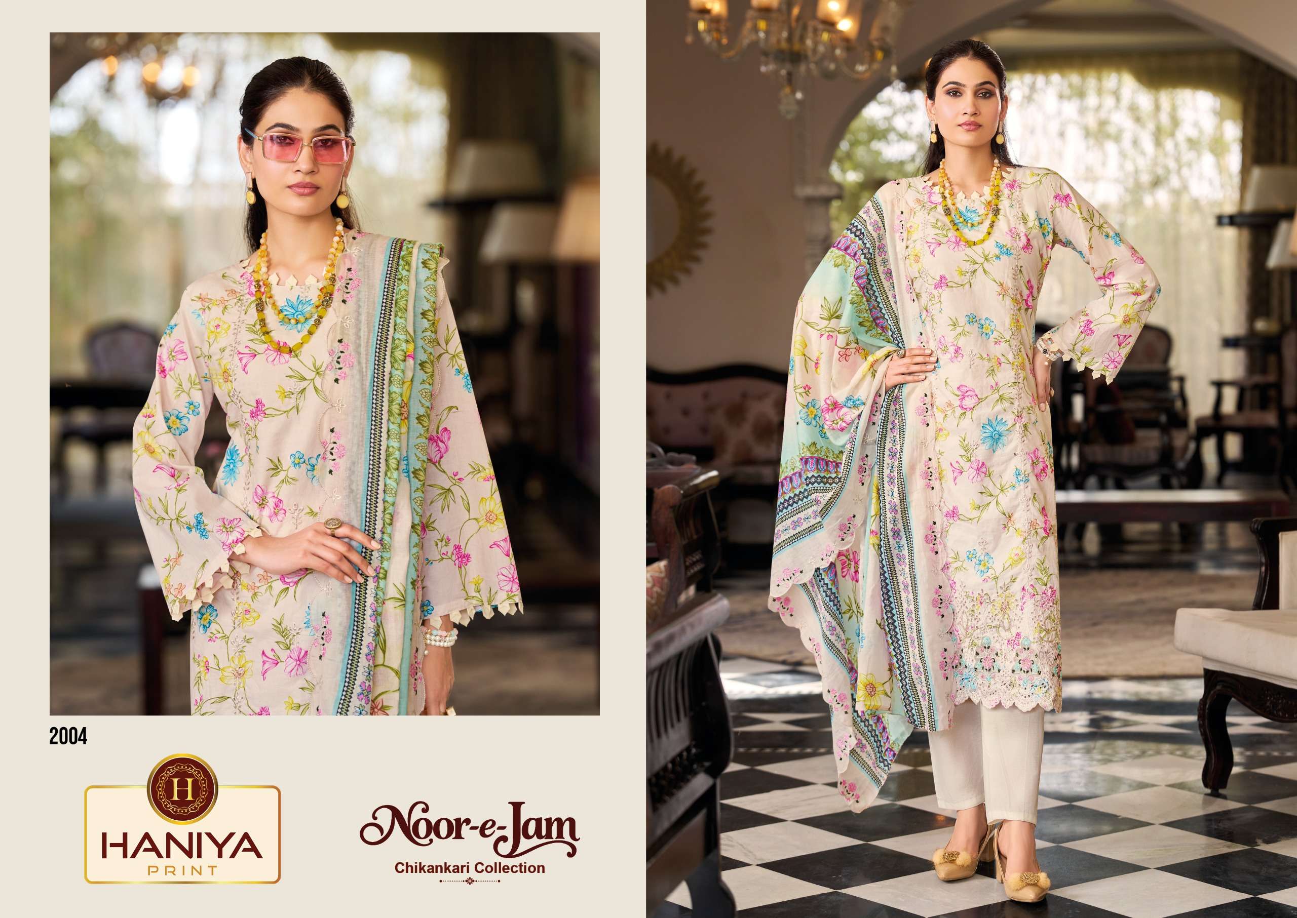 NOOR-E-ZAM CHIKANKARI COLLECTION HANIYA PRINT-03