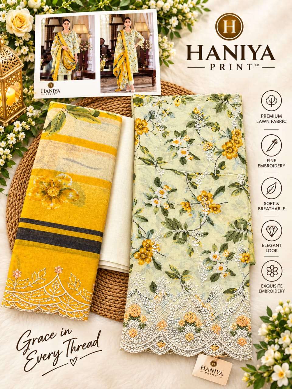 NOOR-E-ZAM CHIKANKARI COLLECTION HANIYA PRINT-10