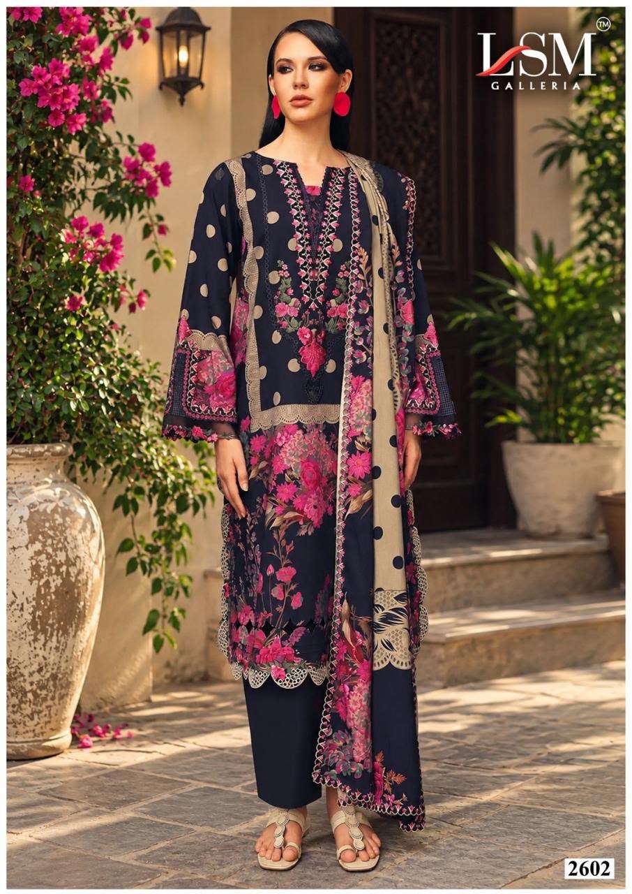 PARIAN DREAM HEAVY LUXURY LAWN COLLECTION VOL - 26 BY LSM GALLERIA - 02