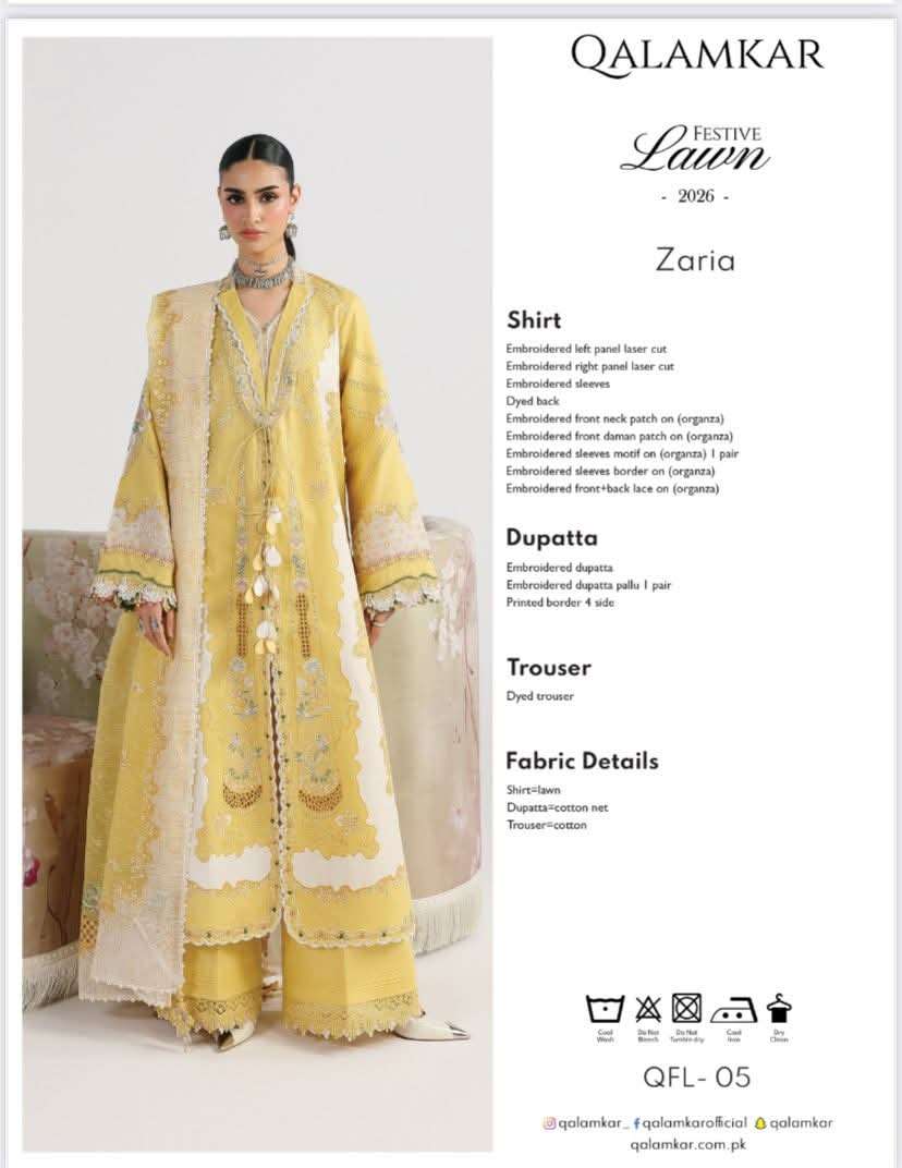 Qalamkar Festive Lawn Collection 2026-05