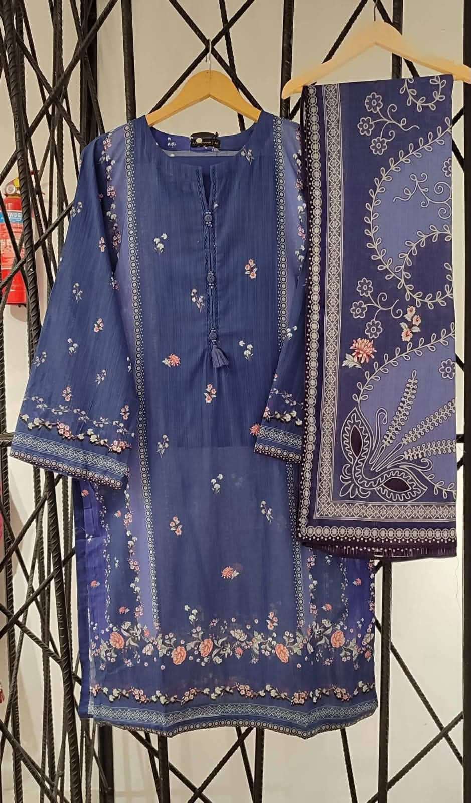 READY TO WEAR PRINTED LAWN COLLECTION BY SADABAHAR - 04
