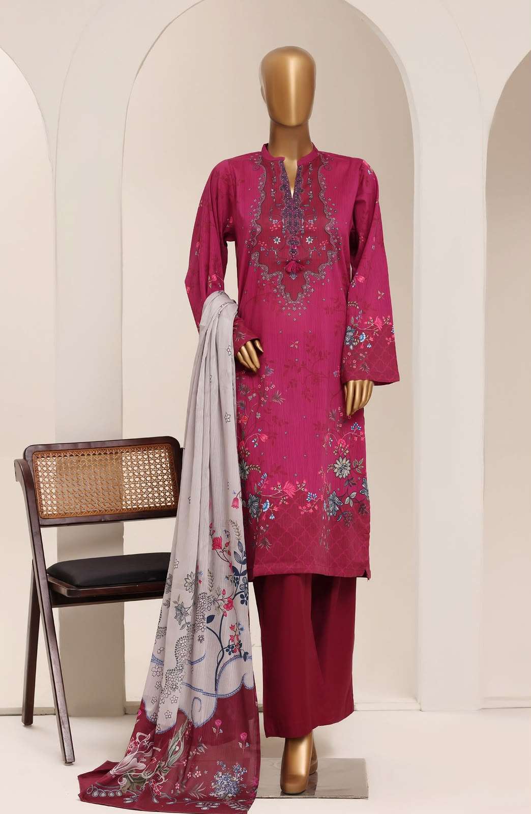READY TO WEAR PRINTED LAWN COLLECTION VOL - 13 BY SADABAHAR - 01