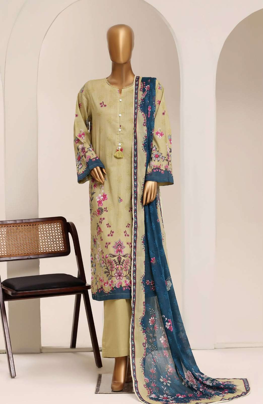 READY TO WEAR PRINTED LAWN COLLECTION VOL - 13 BY SADABAHAR - 02