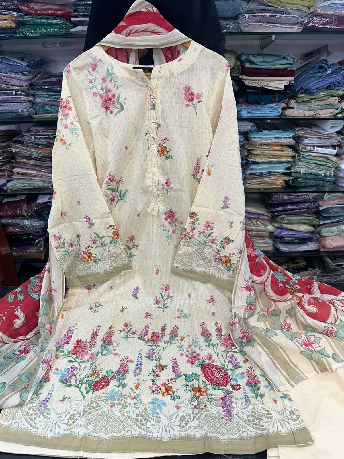 READY TO WEAR PRINTED LAWN COLLECTION VOL - 13 OPEN PICS BY SADABAHAR - 04