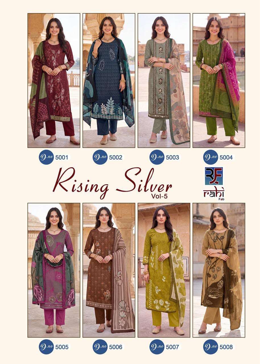 RISING SILVER VOL - 05 BY RAHI FAB - 01 - 08