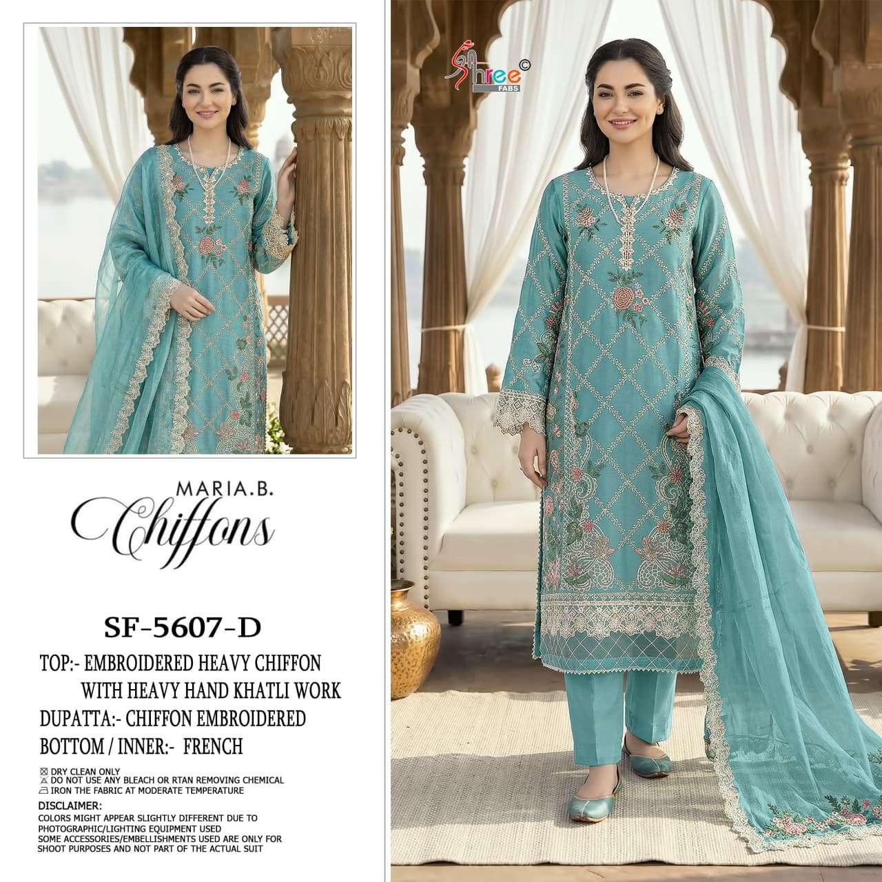 SF 5608 Maria b Chiffon by Shree-01