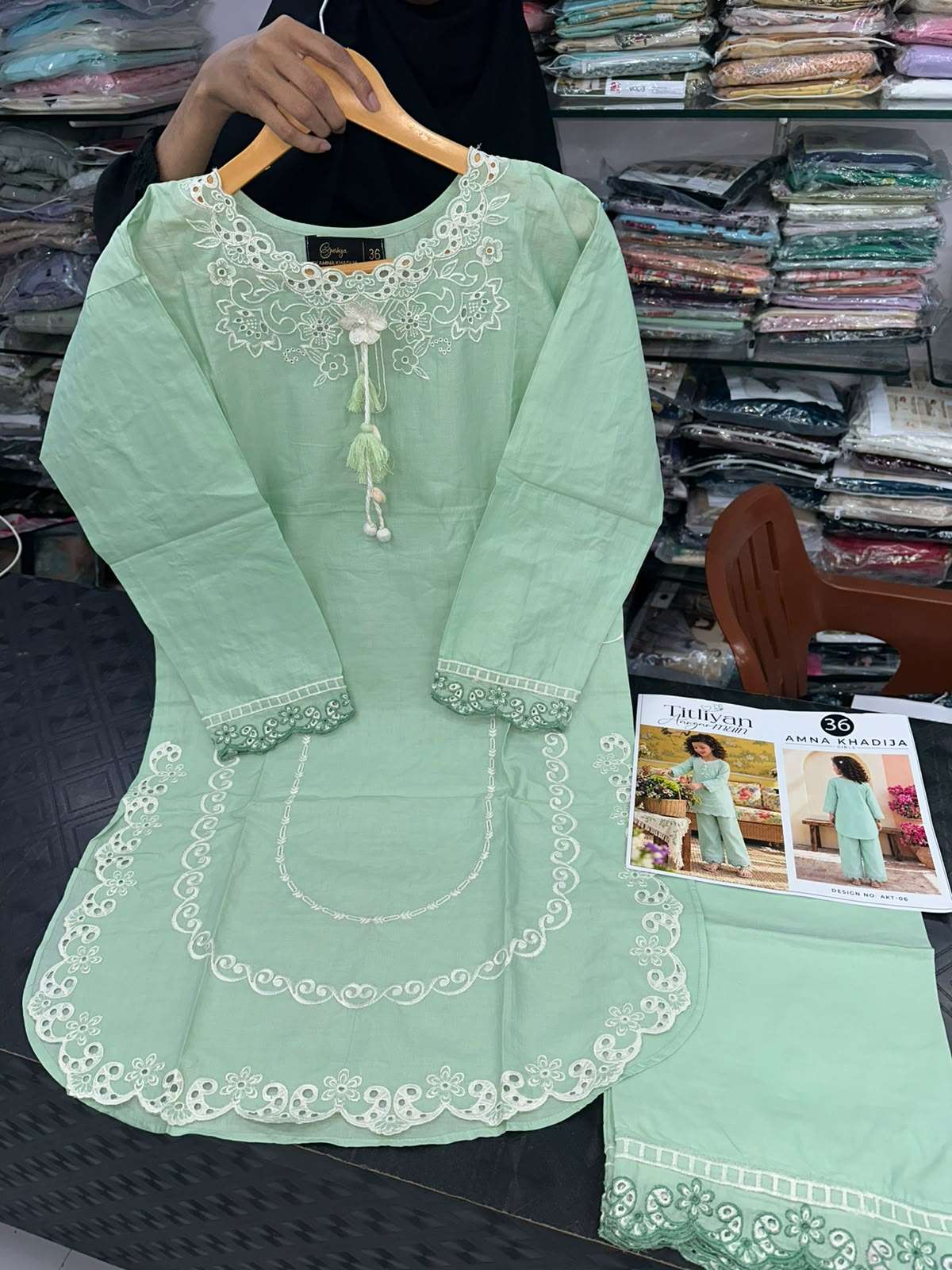 Titliyan Aangan Main Kids Collection Open Pics By Amna Khadija Pret - 03