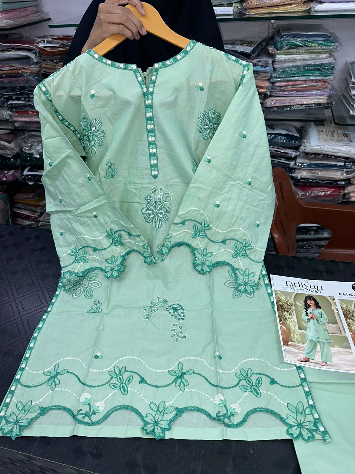 Titliyan Aangan Main Kids Collection Open Pics By Amna Khadija Pret - 07