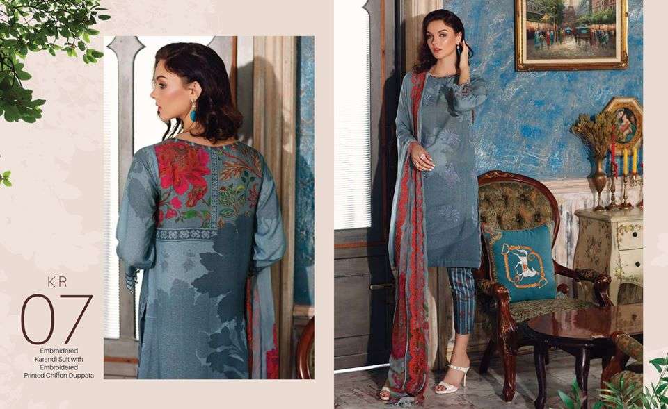 Charizma Embroidered Karandi Collection Vol.1 2020 - 07