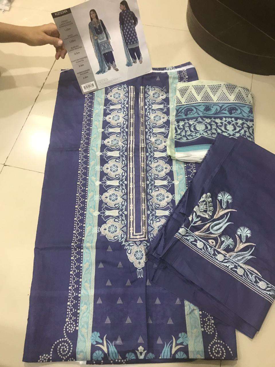 Khaadi Feel Free Lawns 2020 K20101A