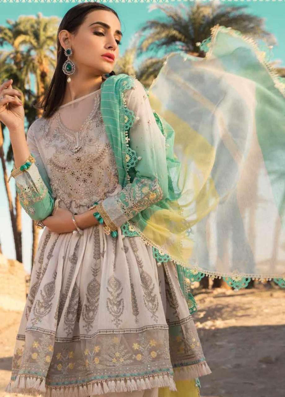 Maria B Embroidered Lawn Unstitched 3 Piece Suit MB20SV 2012 A - Spring / Summer Collection