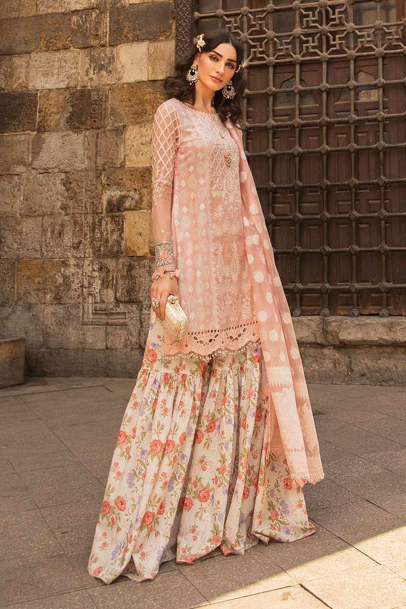 Maria B Embroidered Lawn Unstitched 3 Piece Suit MB20SV 2015 B  - Spring / Summer Collection