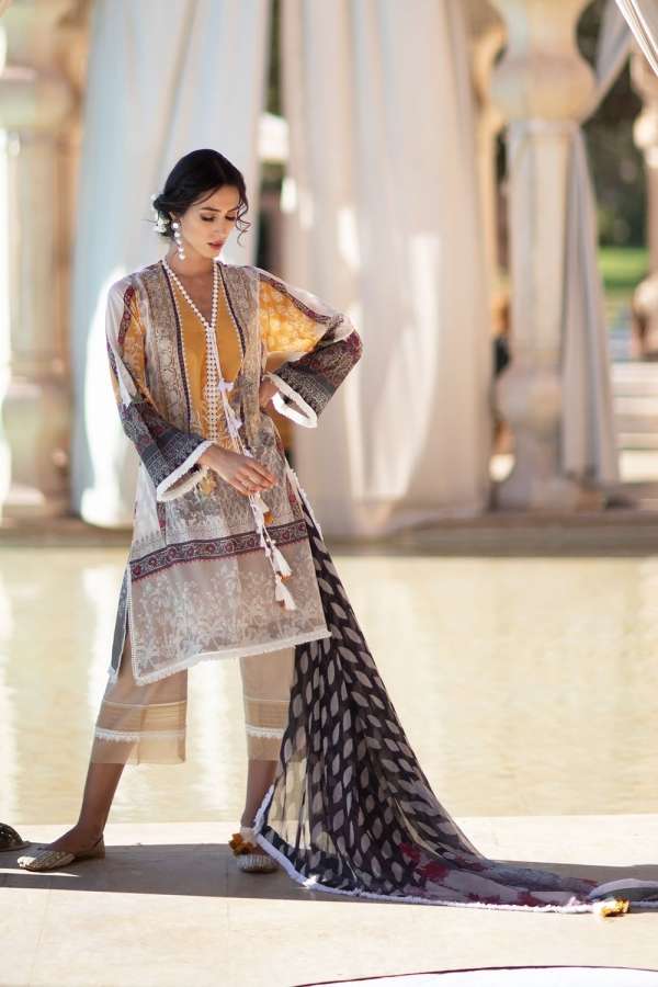 Sobia Nazir Vital Lawn 2020 Collection - Vol 1 7B