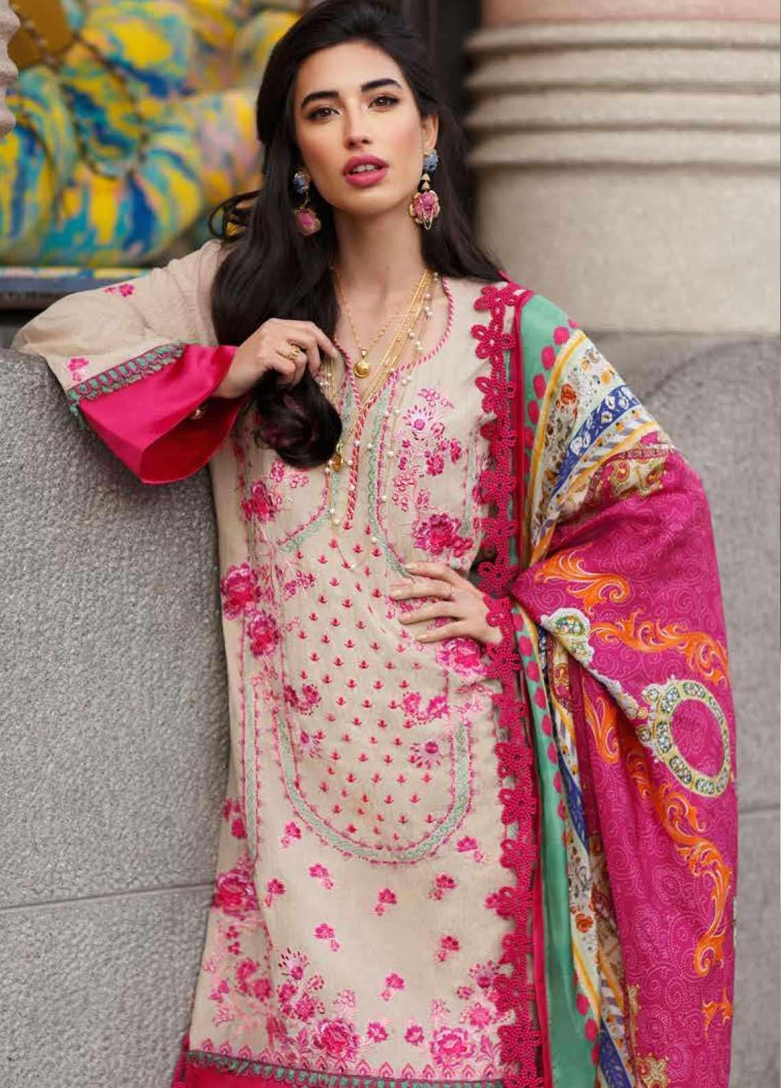 Farah Talib Embroidered Jacquard Unstitched 3 Piece Suit FTA20SS 07 Bonita Spring Summer Collection