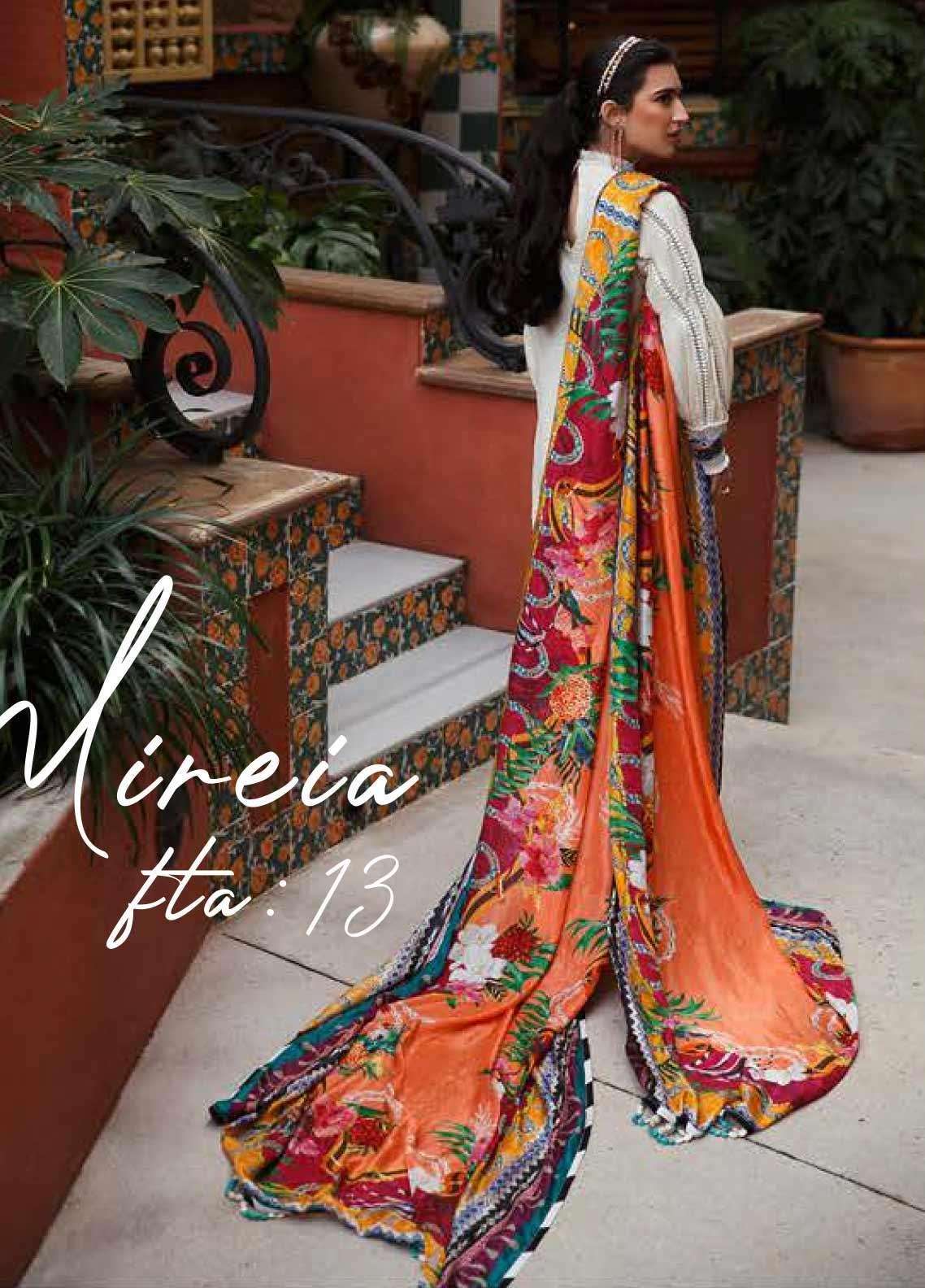 Farah Talib Embroidered Jacquard Unstitched 3 Piece Suit FTA20SS 13 Mireia Spring Summer Collection