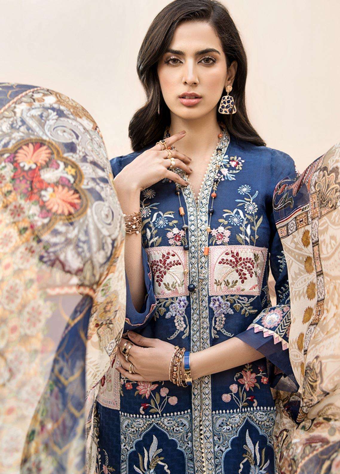  Noor Luxury Lawn 2020 Collection by Saadia Asad 05A