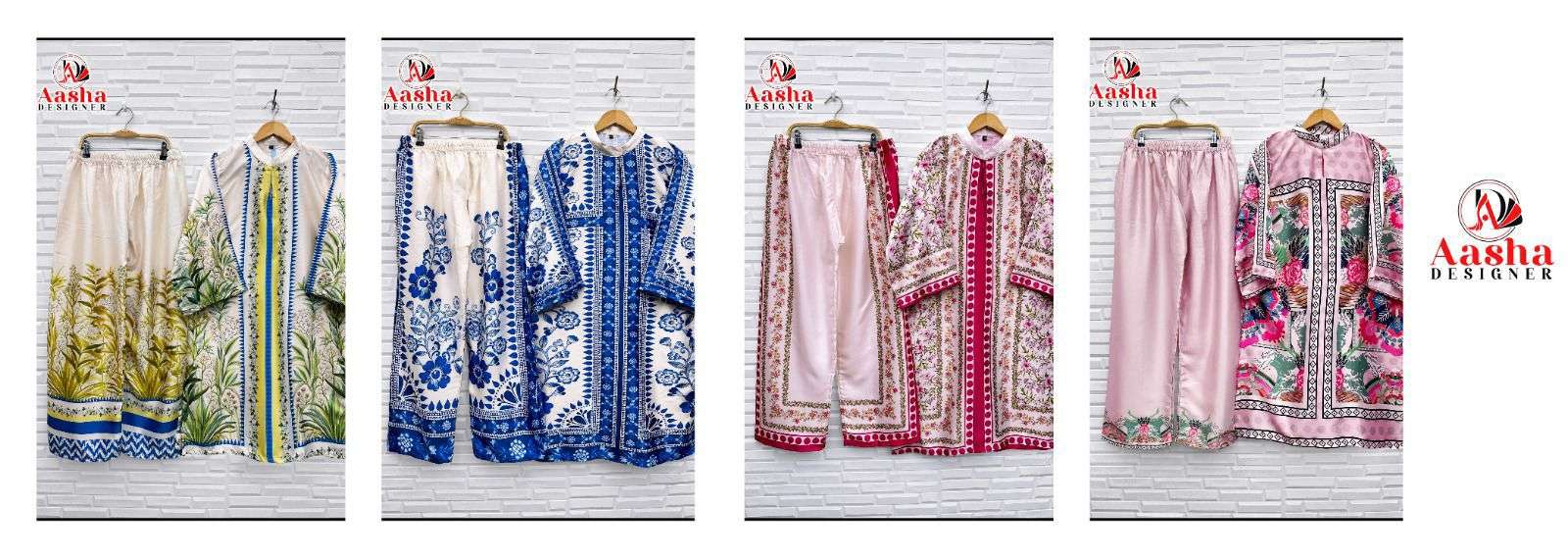 TURKIS VOL-5 READY MADE CO-ORD SET by Aasha-01-08