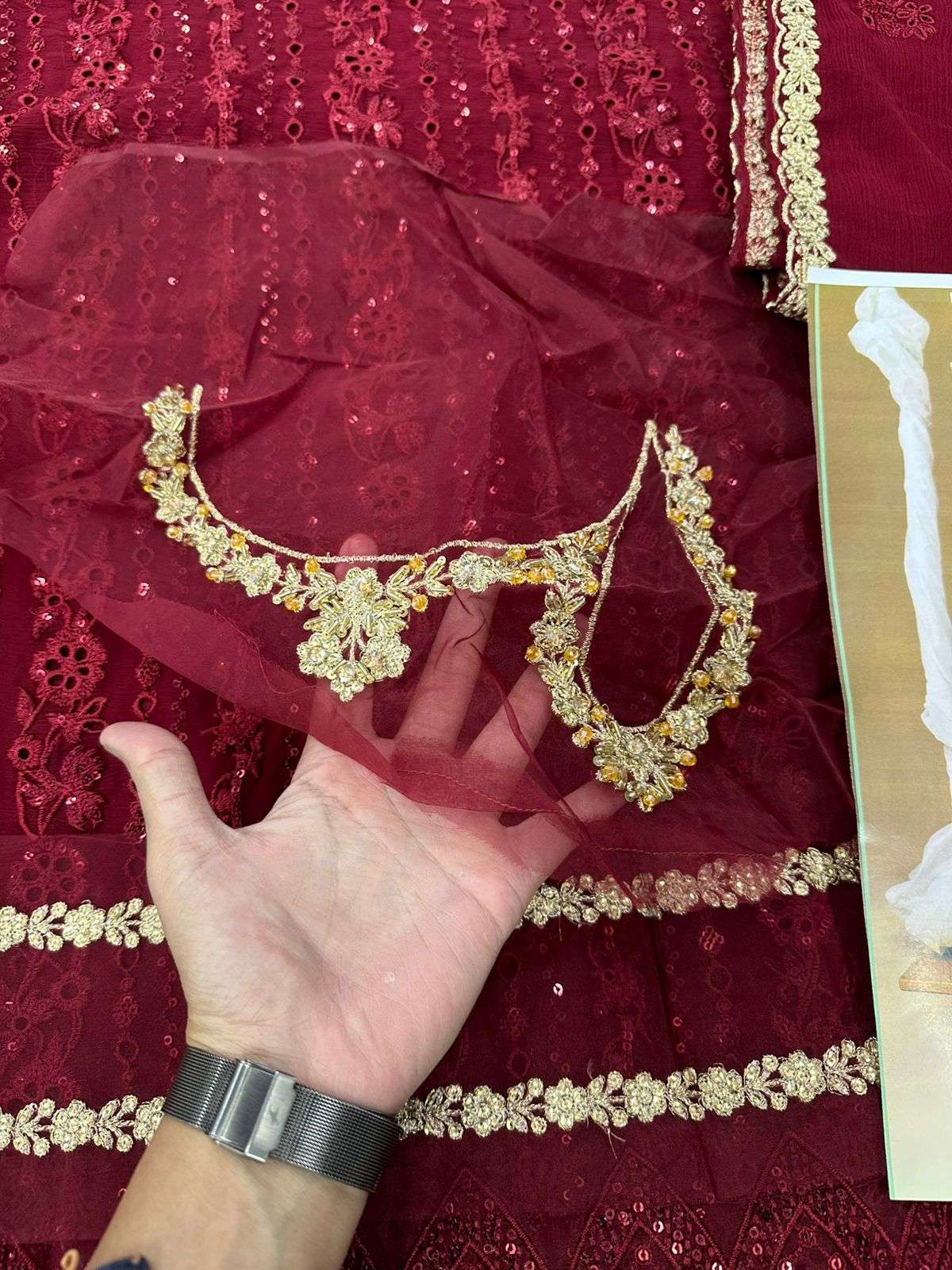 CHIFFON UNSTITCHED 3 Piece COLLECTION 2025 by ADANS-14