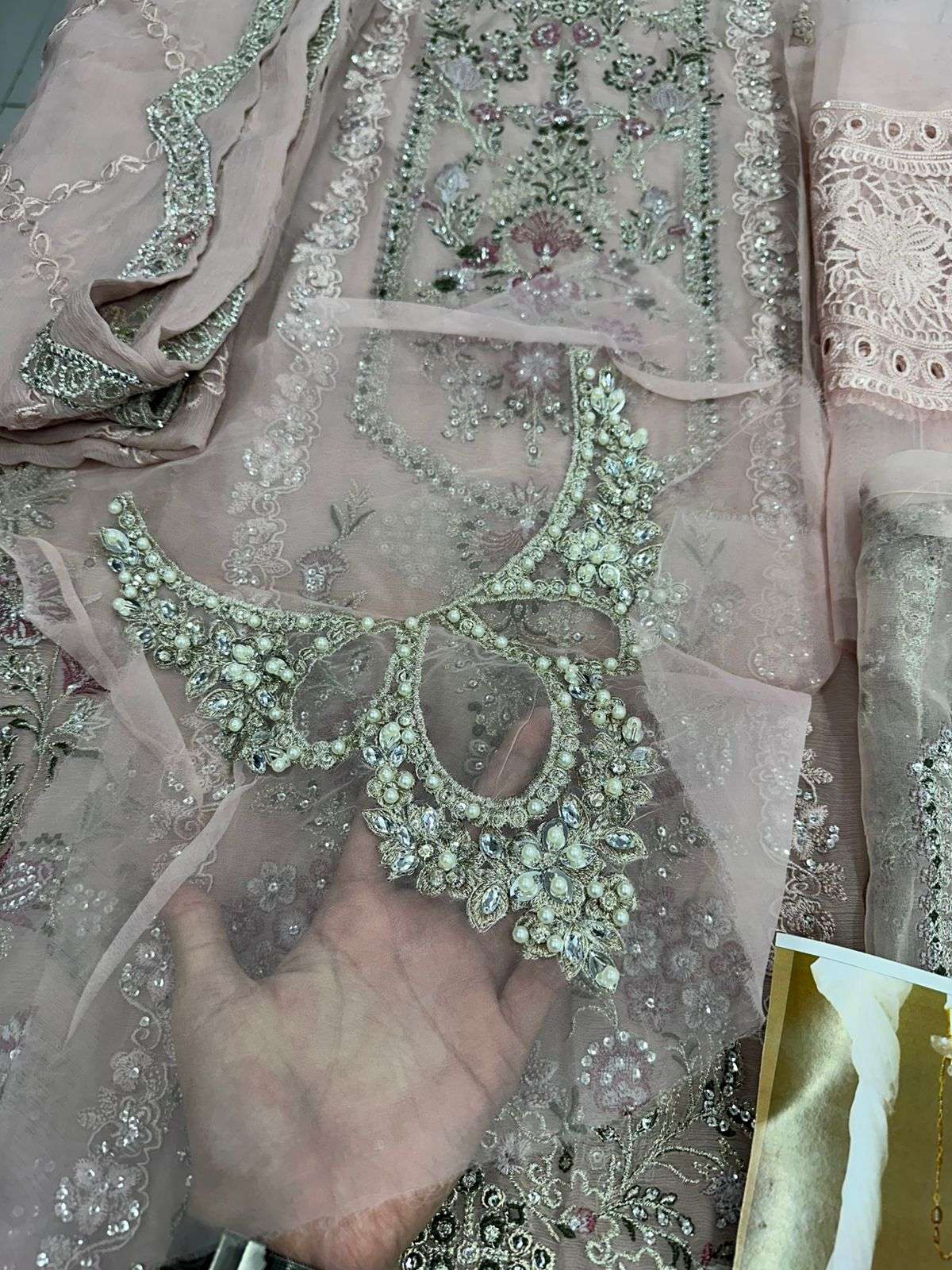 CHIFFON UNSTITCHED 3 Piece COLLECTION 2025 by ADANS-16