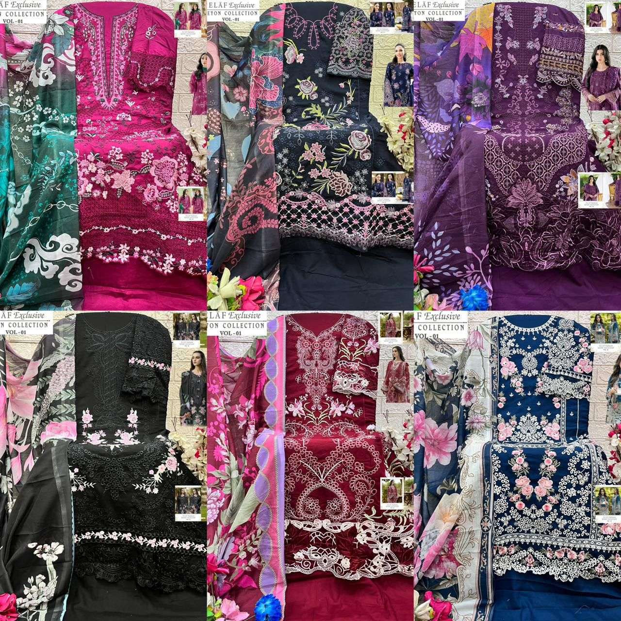 ELAF EXCLUSIVE REYON COLLECTION VOL-01 BY SHREE - 01 - 06