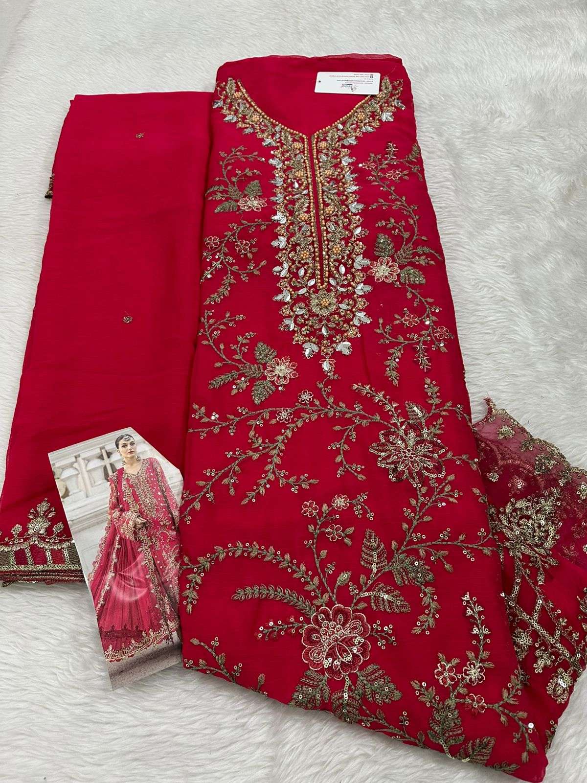 Falah Premium Party Wear Collection Code 30638 by Falah Designer-03