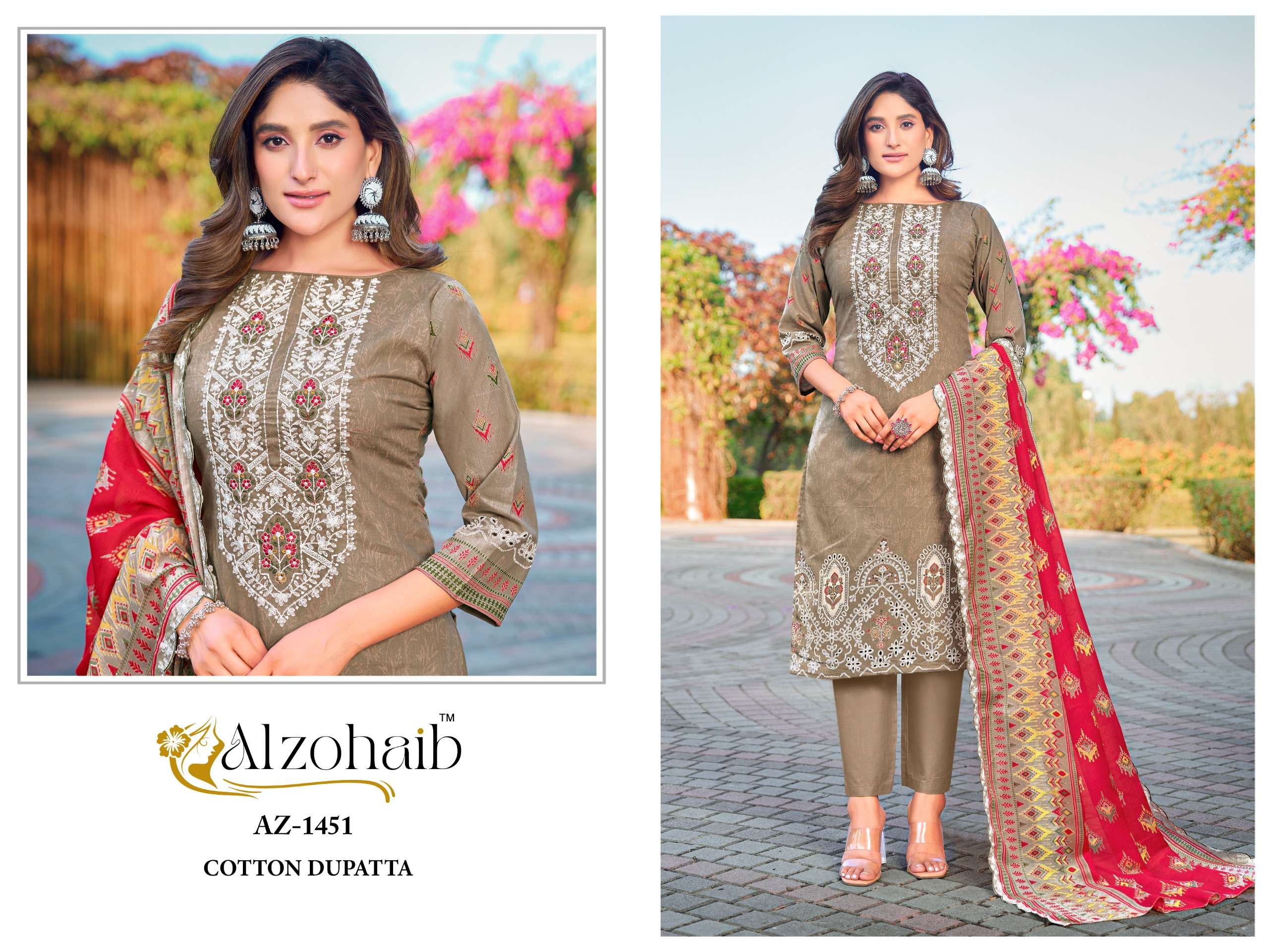 AALIYA VOL - 1 D.NO. AZ - 1451 BY AL ZOHAIB - 01